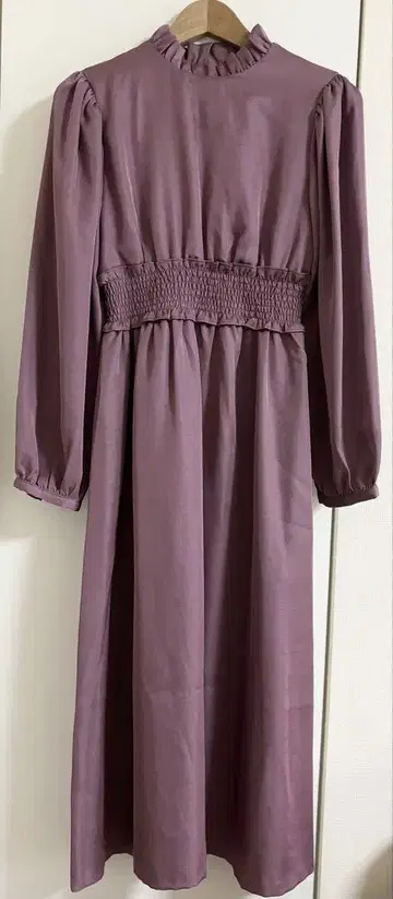 Maison de FLEUR 쁘띠 로브 원피스 보라색