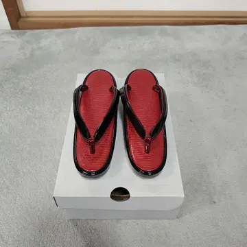노포 오가와야 본점 도서 도마뱀 빨간색과 검은색 조리 23.5cm