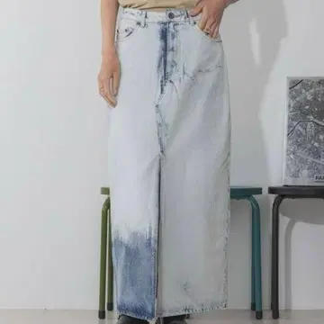 지나시스 데님 스커트 JEANASIS