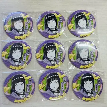 NARUTO 히나타 컬렉션 캔뱃지 9종 세트