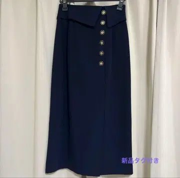 택 포함 새상품 TONAL 네이비 타이트 스커트