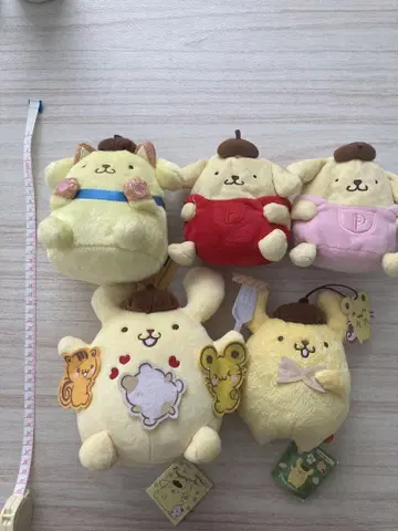 폼폼푸딩 봉제 인형 세트