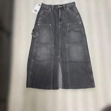 Lee 더블니 스커트 블랙스톤 데님 롱 스커트 S 사이즈