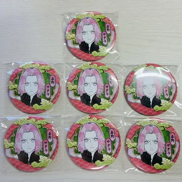 NARUTO 하루노 사쿠라 컬렉션 캔뱃지 7종 세트