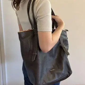 폴스미스 다크 브라운 토트백