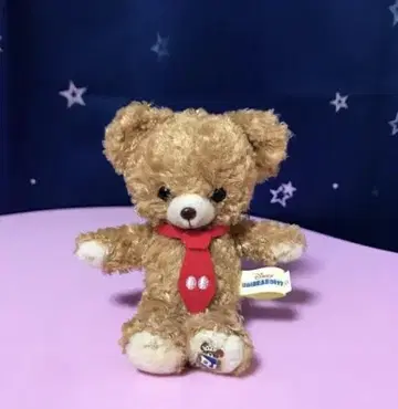 디즈니 더피 봉제 인형 약 15cm 스트랩 포함