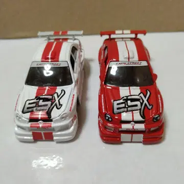 [하자 있음] 1/64 머슬 머신 임프레자 WRX 세트