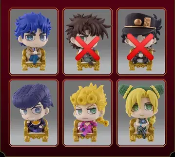 JOJO WORLD EDITION 조나단 조스케 조루노 세트