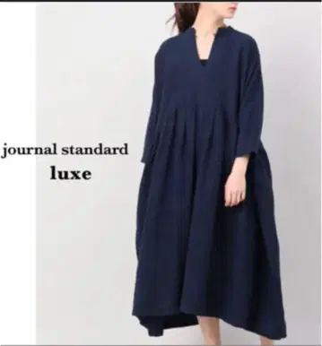 저널 스탠다드 LUXE 피치 린넨 ample 원피스