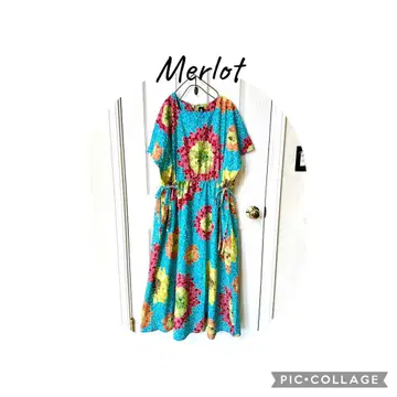 Merlot 멀로 꽃무늬 넉넉한 원피스