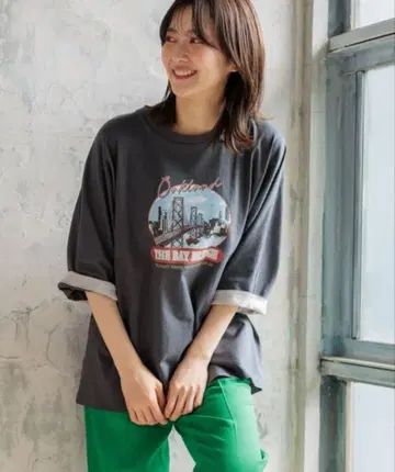 니코앤드 수베니어 와이드 티셔츠