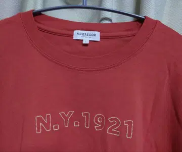 MCGREGOR N.Y.1921 반팔 티셔츠 여성용 L 사이즈