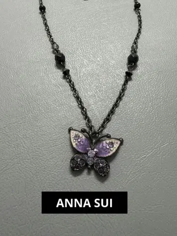 ANA SUI 나비 모티브 목걸이
