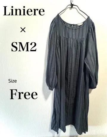 Liniere x Samansa Mos2 스트라이프 원피스 F