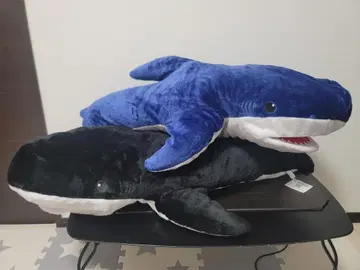 상어 초 슈퍼 빅 봉제 인형 120cm 2개 세트