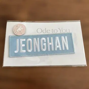 JEONGHAN 와펜 배지 & 핀 배지 세트