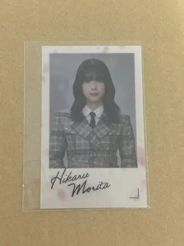 사쿠라자카46 모리타 히카루 클리어 스티커