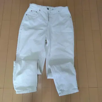 리바이스 화이트 데님 팬츠