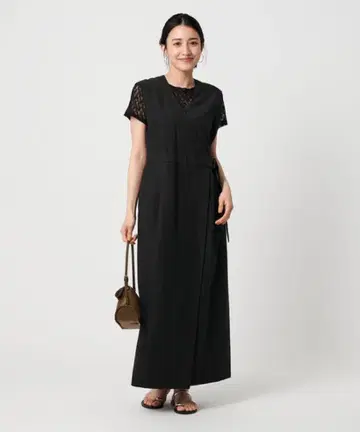 셀룰로오스 블렌드 벨트 원피스 하자품