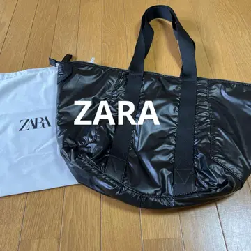 자라 블랙 나일론 백