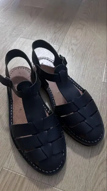 Steve mono 구르카 샌들 블랙 25.0~25.5cm