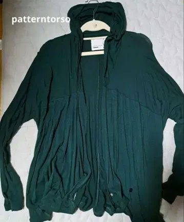 patterntorso 안티카 냉감 후드티 가디건