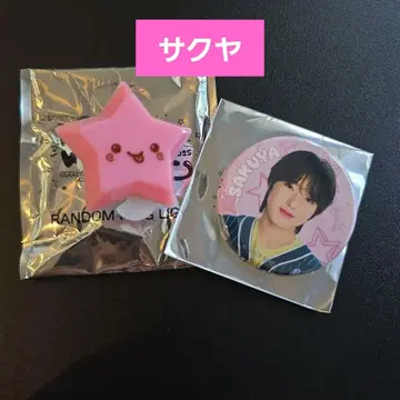 사쿠야 NCT WISH 펜미 팬미 캔뱃지 반지 라이트 세트