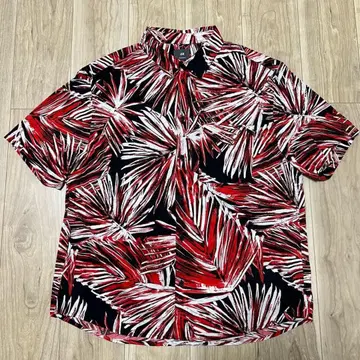 H&M 반팔 셔츠 올 패턴 남성용 사이즈 XL R-7776