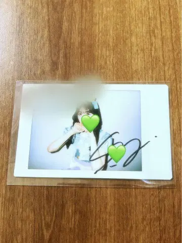 FRUITS ZIPPER 사쿠라이 유이 사인 폴라로이드