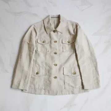 Theory luxe 린넨 사파리 자켓 M 사이즈 베이지 CARAH