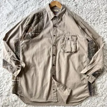 wrangler 리얼 트리 긴팔 셔츠 배색 카모플라주 카모플라주 2XL