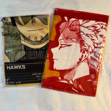 히로아카 나의 히어로 아카데미아 호크스 포지티브 타월 제일복권