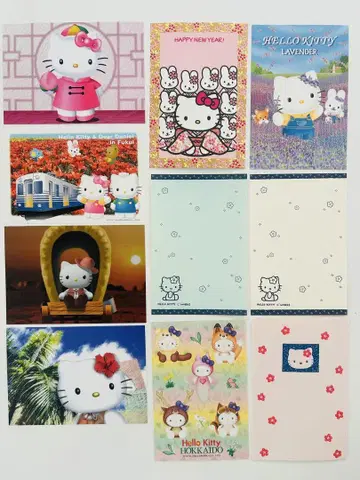 산리오 헬로키티 엽서 10장