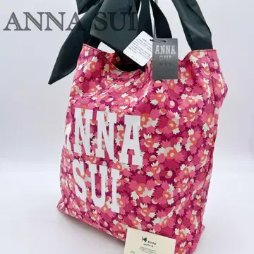 택 포함 새상품 ANNA SUI 안나수이 토트백 업사이클 핑크