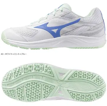 1회 사용 Mizuno 테니스화 블레이크 샷 5 와이드 OC 클레이