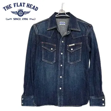 THE FLAT HEAD 더 플랫 헤드 데님 셔츠 웨스턴