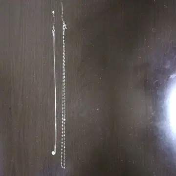실버 다이아몬드 컷 목걸이