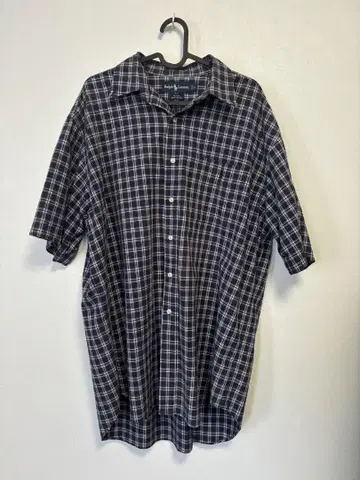 Ralph Lauren Blake 반팔 셔츠 L 네이비 계열 체크