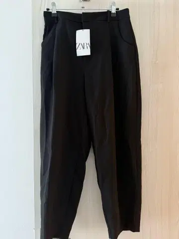 자라 블랙 가우초 팬츠