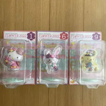 산리오 Happy 복권 피규어 3개