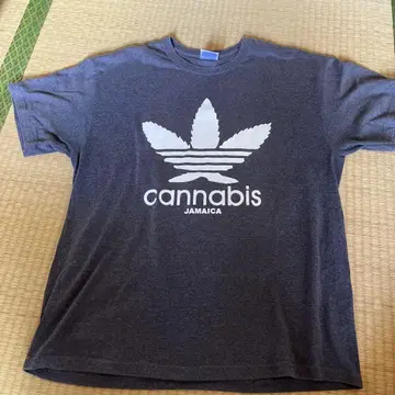 Hanes Cannabis Jamaica 티셔츠 그레이