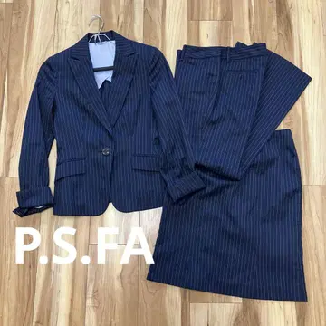 P.S.FA 네이비 스트라이프 수트 3개 세트