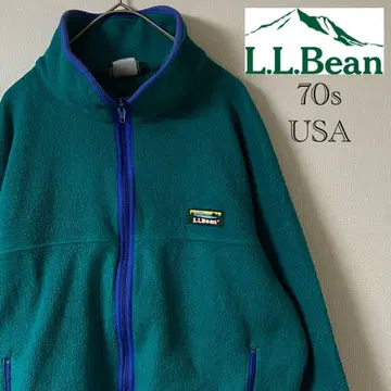 70s L.L.Bean (엘엘빈) 플리스 자켓/그린/USA제