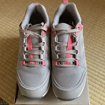 DUNLOP 스니커즈 그레이/핑크 24.5cm 중고