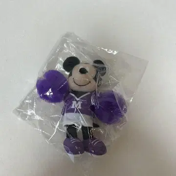 미키 보라색 디즈니 치어 봉제 인형 참