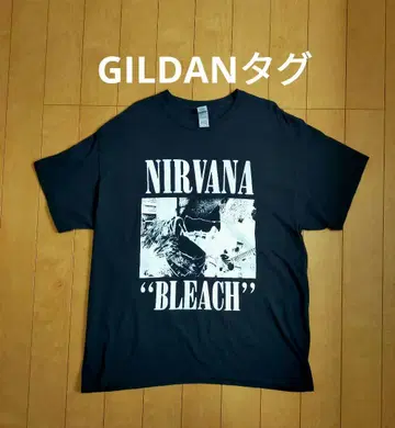 NIRVANA 닐바나 BLEACH GILDAN 락 티셔츠 XL