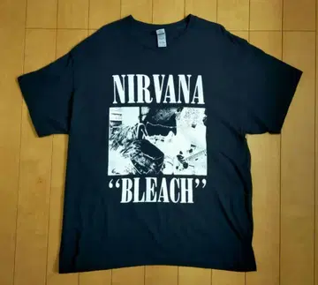 NIRVANA 닐바나 BLEACH GILDAN 락 티셔츠 XL