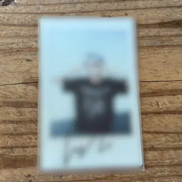 NouerA 팬 빈 팬 친필 사인 폴라로이드 폴라로이드