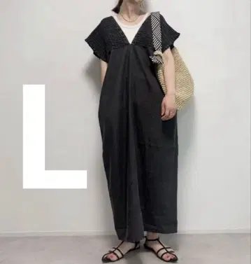 시마무라 셔링 원피스 블랙 L