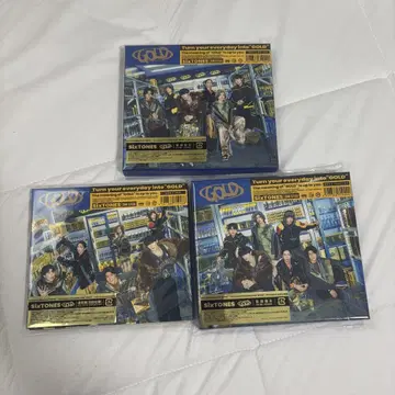 SixTONES GOLD 앨범 3가지 형태